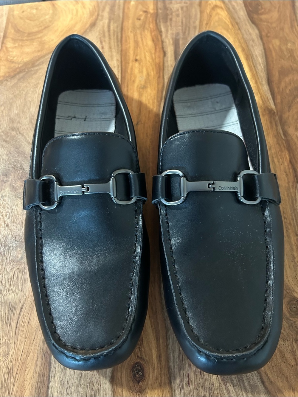 Calvin Klein Men’s Black Slip-On Loafers Work - Picture 2 of 5